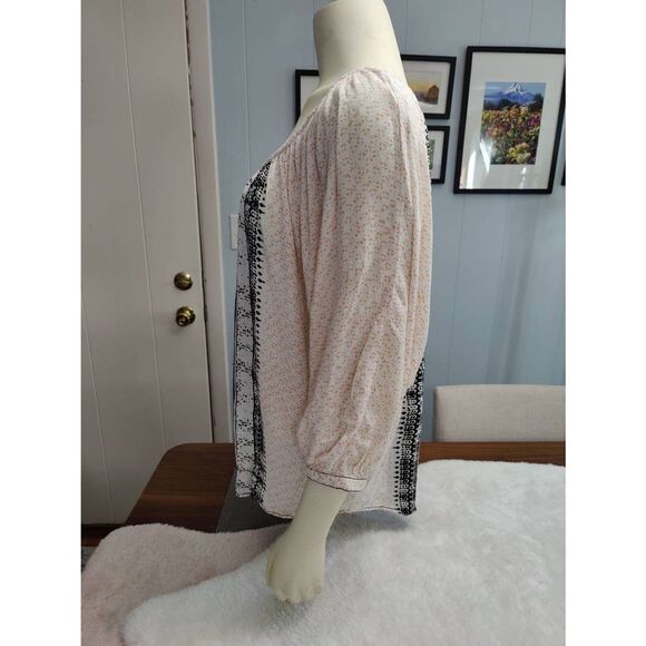 Free People Oversized Boho Blouse - Picture 2 of 4